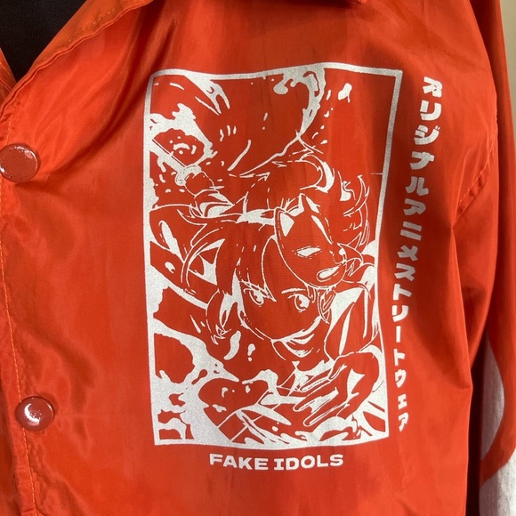 Valeza Lifestyle Anime Streetwear Lightweight Jacket Size Medium - Picture 7 of 8